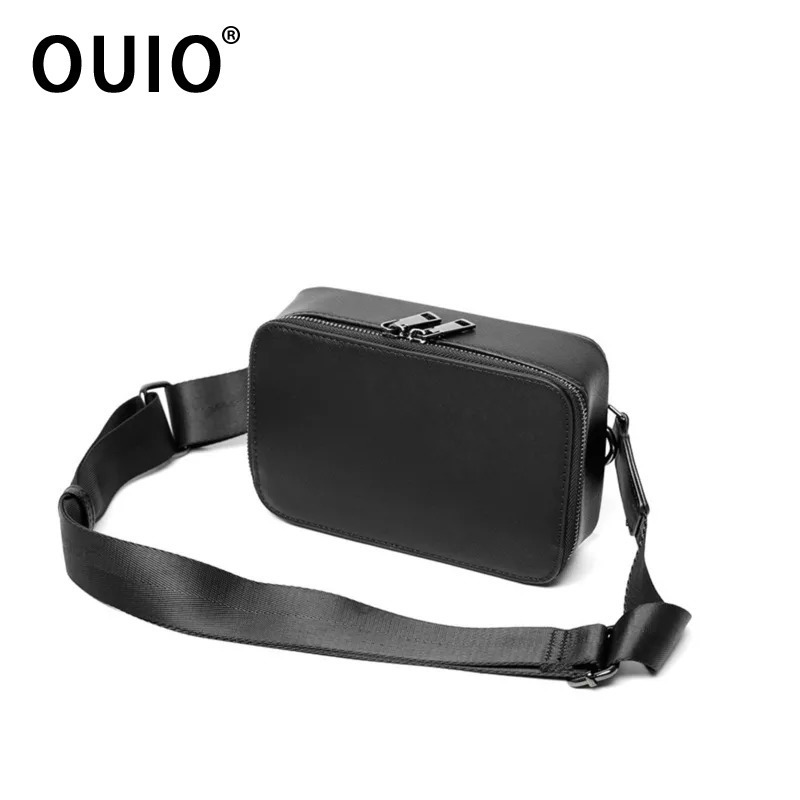 Luxury Bags - OUIO ユニバーサルフォンバッグ ミニマリストPUレザー サフィアーノ 高級デザイン ミニキー