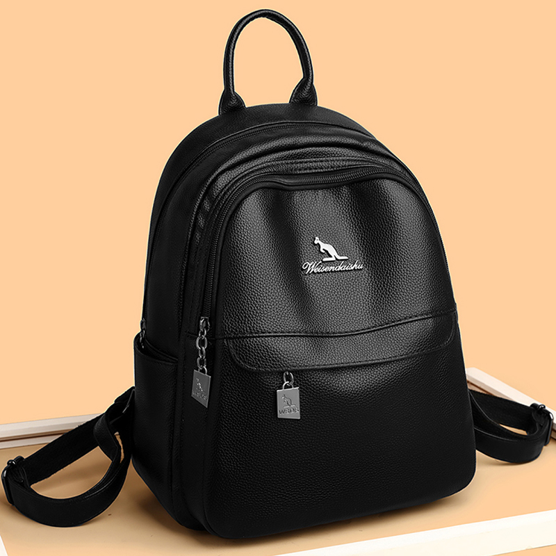 Luxury Bags Brands - 2024 新しい女性のショルダーバッグ高品質レザーバックパック高級デザイナーブランドのバックパック大容量ガールトラベルブックバッグ