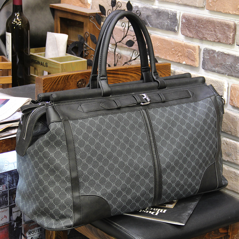 Luxury Bags For Travel - メンズチェック柄トラベルバッグ,大容量ハンドバッグ,トップハンドルバッグ,カジュアルトートバッグ,ラゲッジ,高級フィットネスゴルフバッグ,ファッション