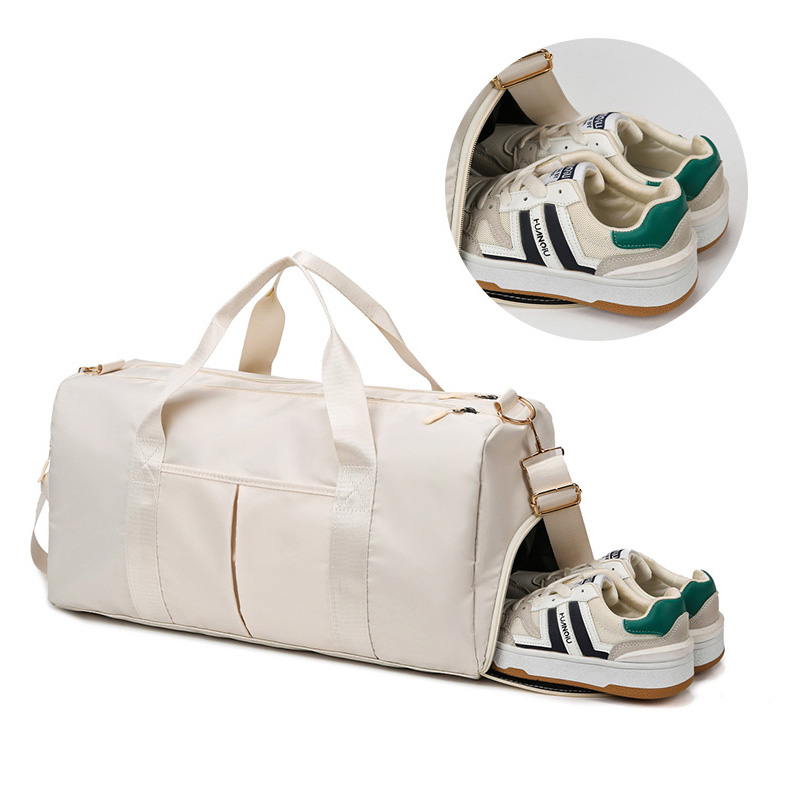 Luxury Yoga Bags - スポーツジムダッフルバッグ 男女兼用 防水 シューズコンパートメント付き 乾湿分離 トレーニング