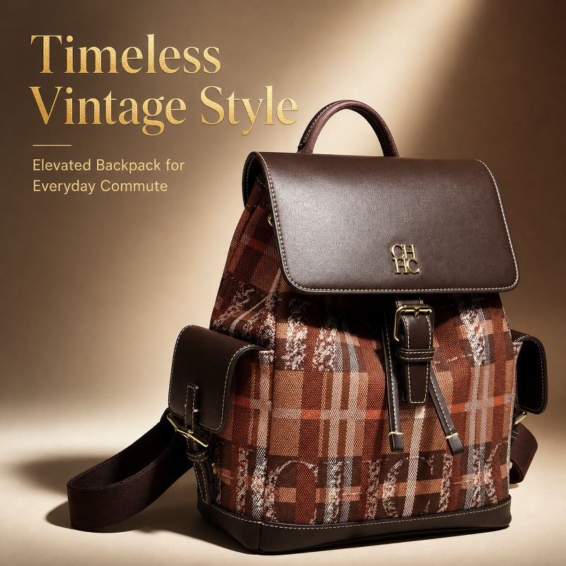 Luxury Bags - CHHC ファッションカラーブロックバックパックデート多用途プレッピースタイルバッグ学生学校ライト高級女性アウトドア