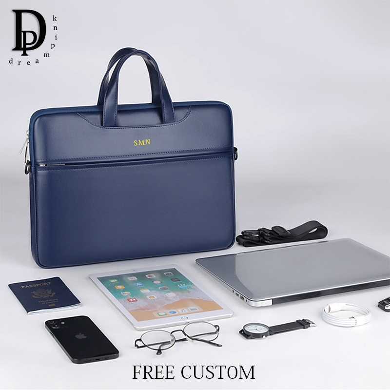 Luxury Bags For Laptop - 男性と女性のためのPUレザービジネスブリーフケース,大容量,オフィスラップトップ,ファッショナブル,カスタム名,高級ブランド,トートバッグ,女性のハンドバッグ