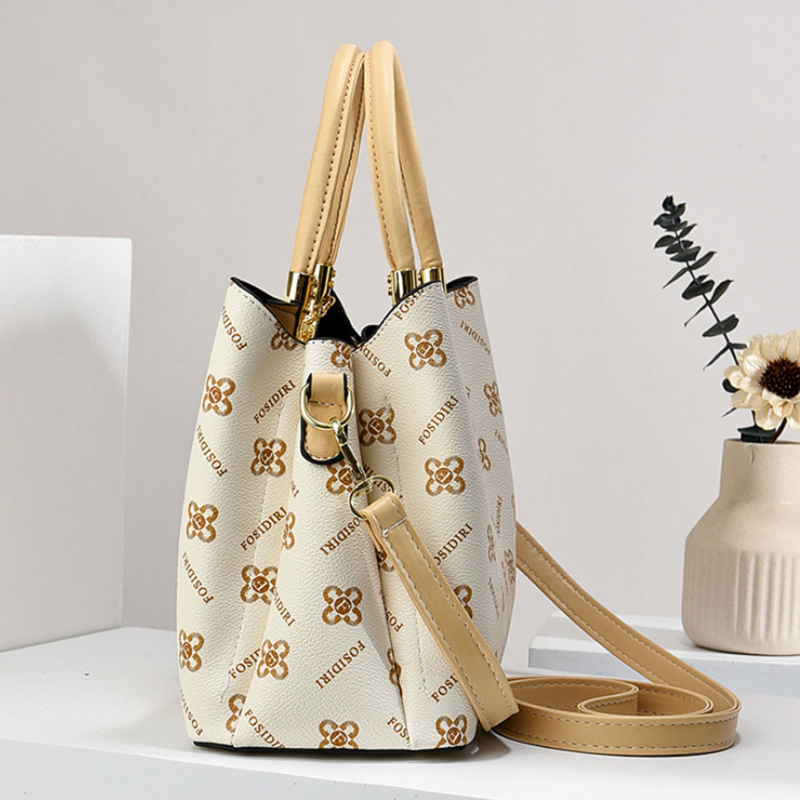 ライトラグジュアリー高級プリントハンドバッグ（女性用）、3ピ - Luxury Bags のレビューと価格