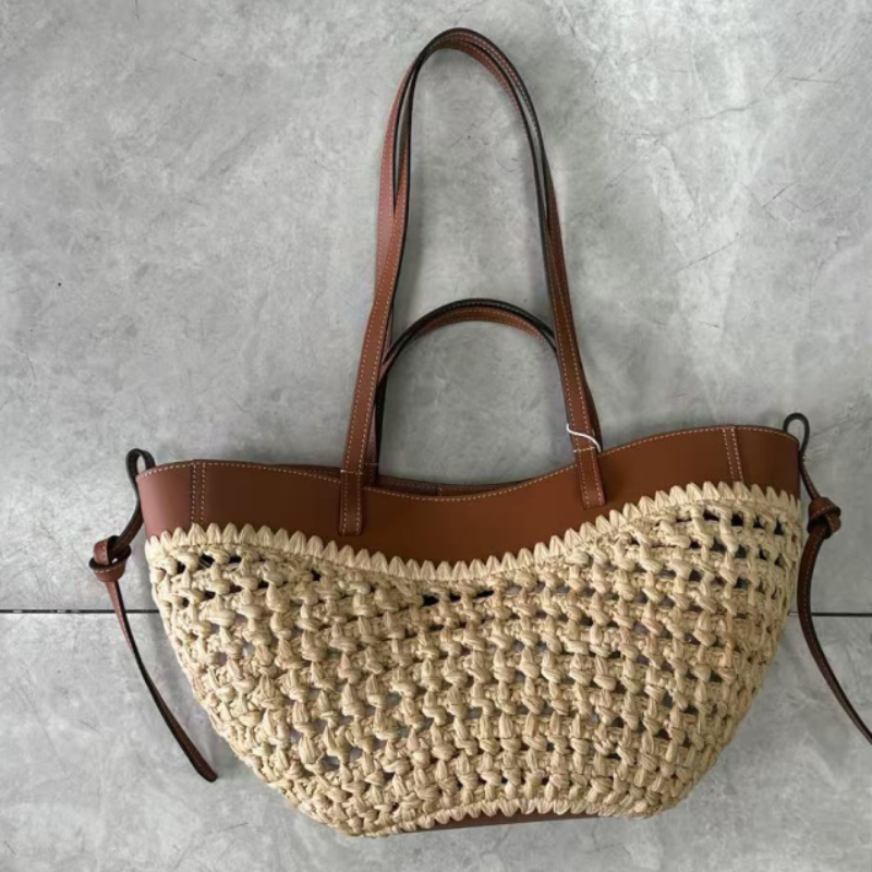 ブランド中空織ビーチバッグニッチファッションショルダー脇の下 - Luxury Bags For Travel のレビューと価格