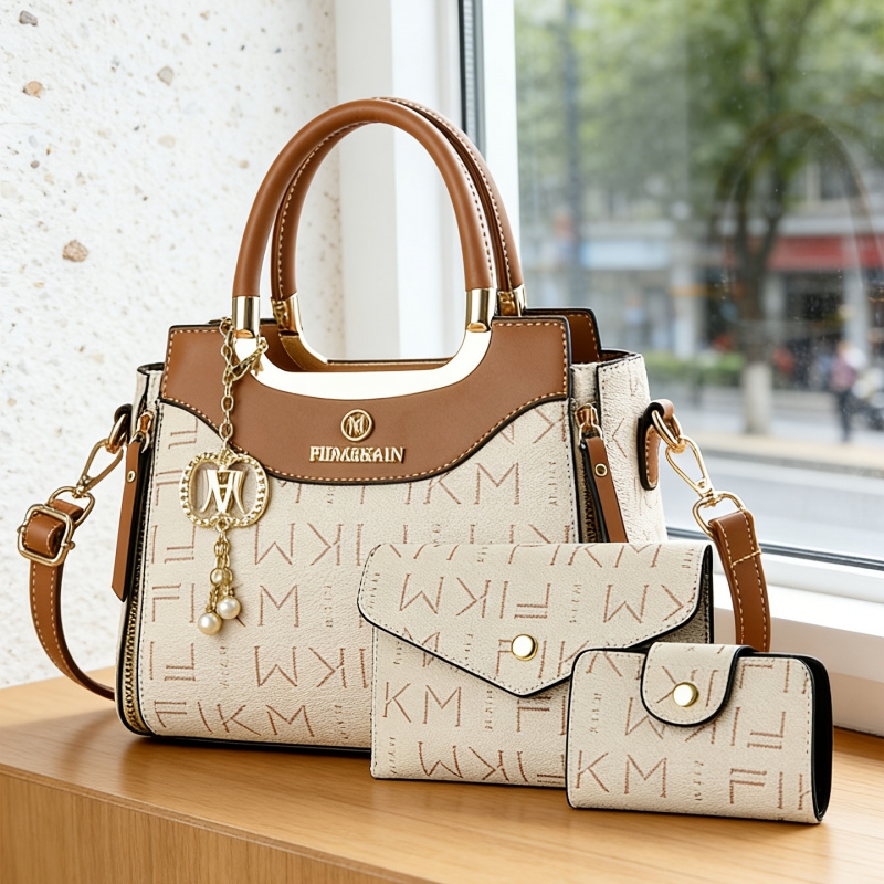 3点セットの高級感のあるプリントレターバッグ、プレミアムでお - Luxury Bags のレビューと価格