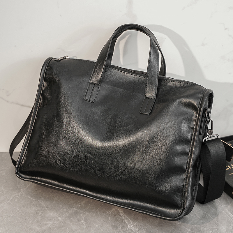 カジュアルビジネスメンズハンドバッグファッション大容量ブリー - Luxury Bags For Laptop のレビューと価格