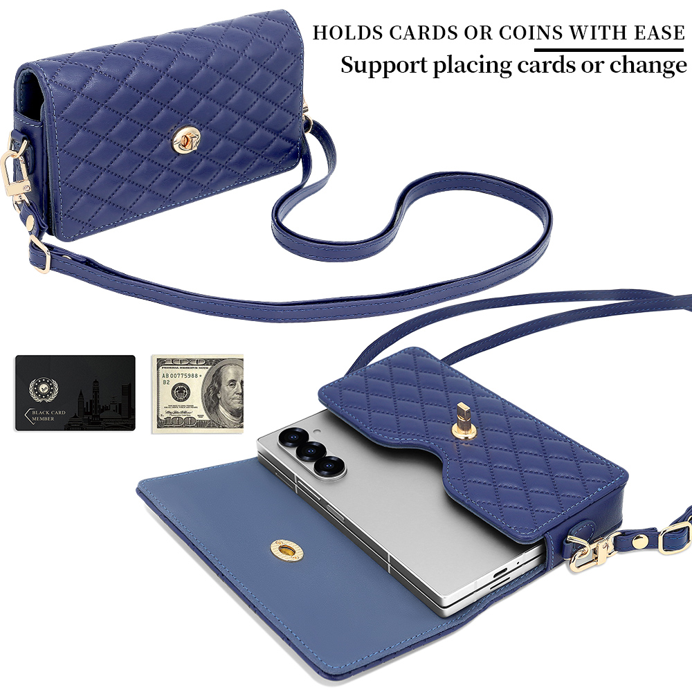 高級PUレザー製スマホウォレットバッグ、Galaxy Z F - Luxury Bags のレビューと価格