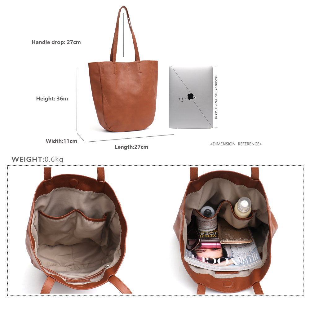 Sc-女性のための本革のトートバッグ,デラックス,日常のファ - Luxury Bags For Laptop のレビューと価格