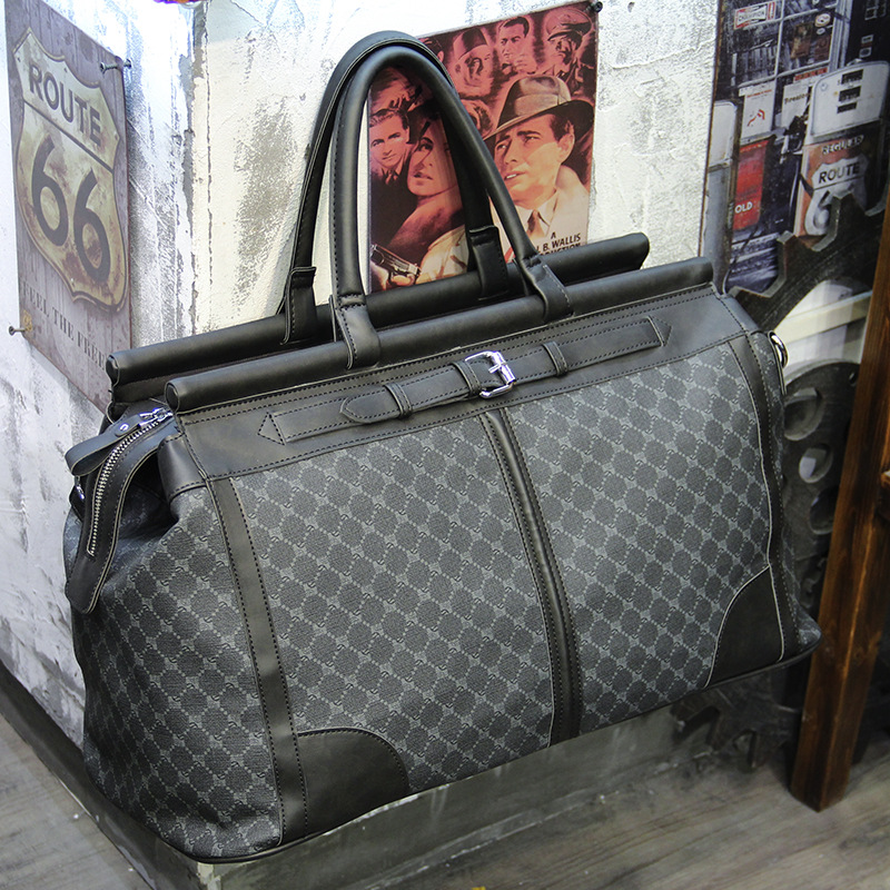メンズチェック柄トラベルバッグ,大容量ハンドバッグ,トップハ - Luxury Bags For Travel のレビューと価格