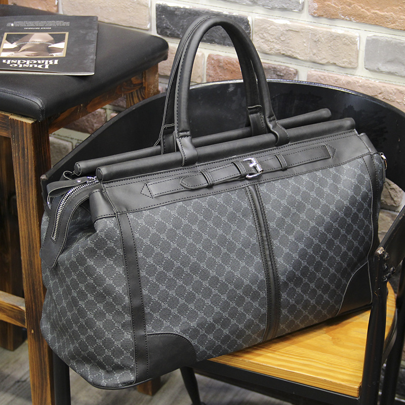 メンズチェック柄トラベルバッグ,大容量ハンドバッグ,トップハ - Luxury Bags For Travel のレビューと価格