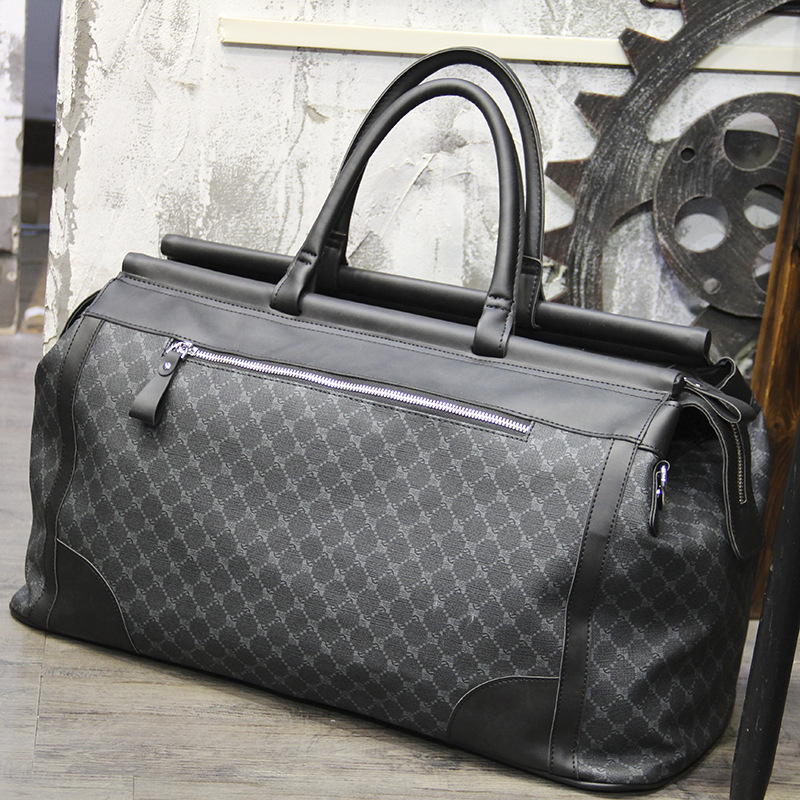 メンズチェック柄トラベルバッグ,大容量ハンドバッグ,トップハ - Luxury Bags For Travel のレビューと価格