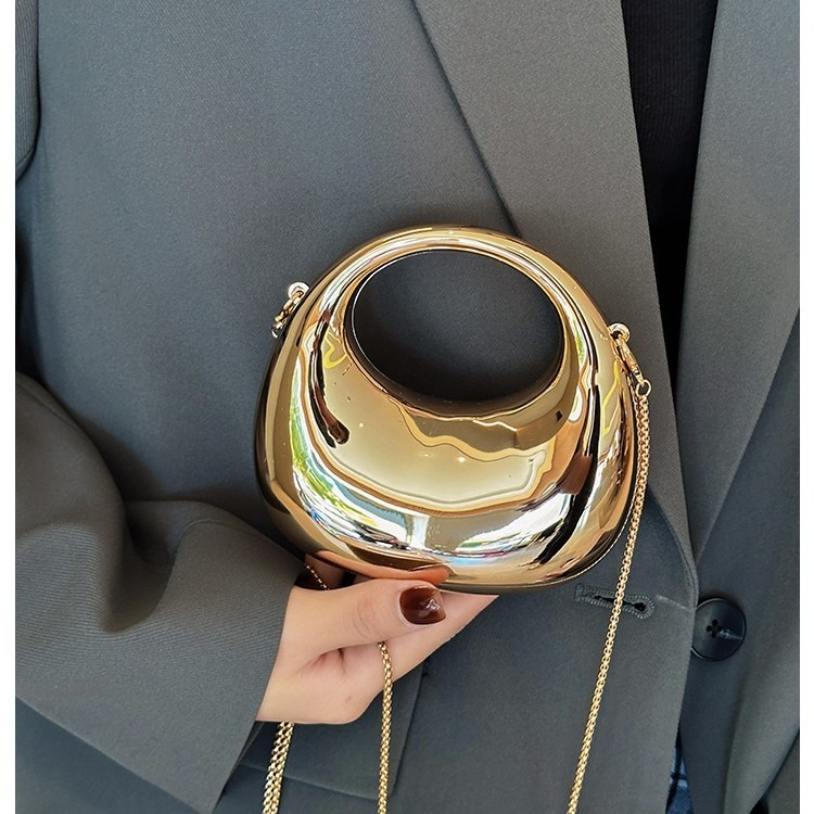 ミニゴールデンイブニングバッグ、財布とハンドバッグ、ラグジュ - Luxury Bags Women のレビューと価格