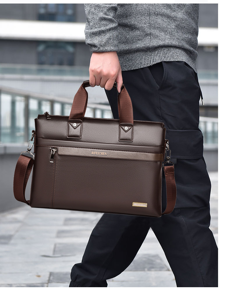 2026 新しい高級ブランド男のハンドバッグ革ラップトップブ - Luxury Bags For Laptop のレビューと価格