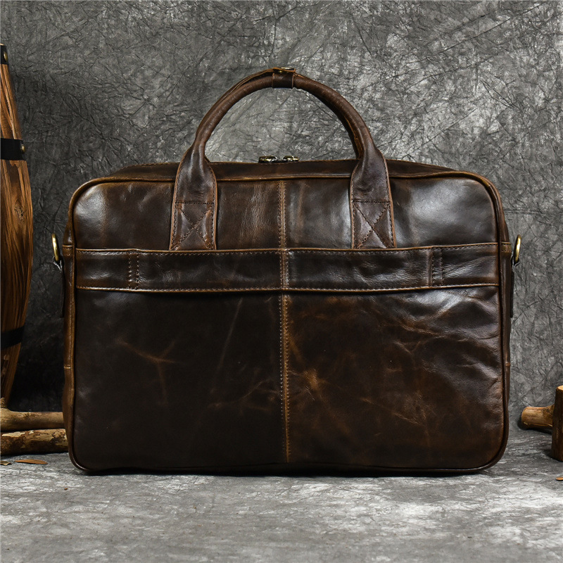 本革のメンズラップトップバッグ,ブリーフケース,ショルダーバ - Luxury Bags For Travel のレビューと価格