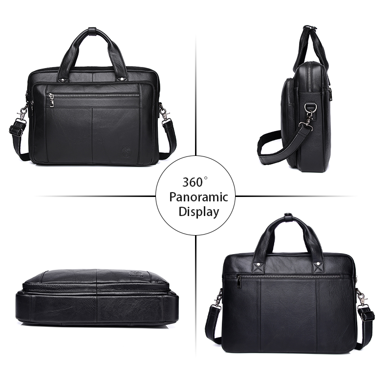 Schatum 男性用の本革のブリーフケース,高級品,ラップ - Luxury Bags For Laptop のレビューと価格