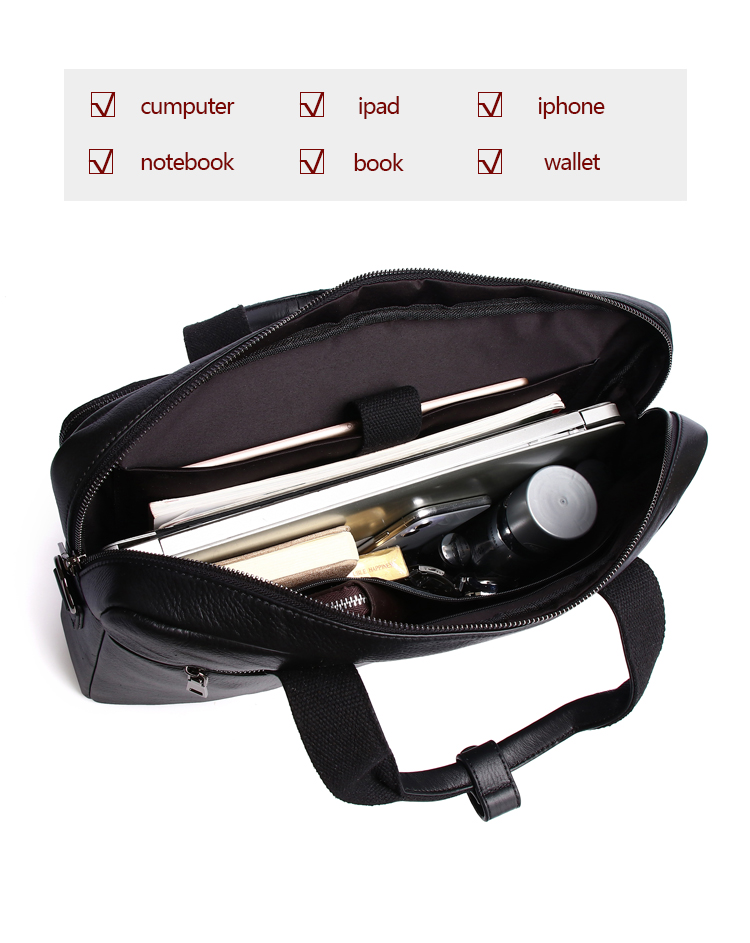 Schatum 男性用の本革のブリーフケース,高級品,ラップ - Luxury Bags For Laptop のレビューと価格