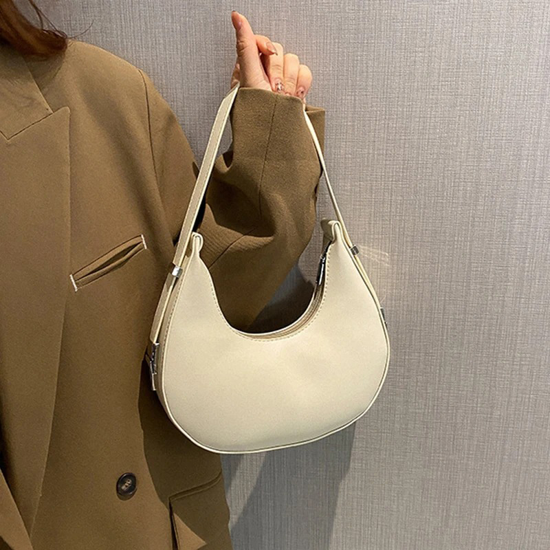 女性用脇の下バッグ 高級PUレザーショルダーバッグ 小さなク - Luxury Bags For Travel のレビューと価格