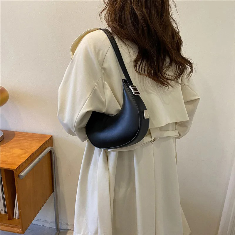 女性用脇の下バッグ 高級PUレザーショルダーバッグ 小さなク - Luxury Bags For Travel のレビューと価格