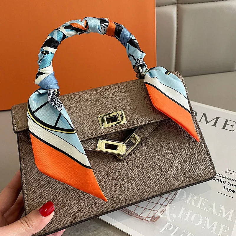 高級ブランドプリントバッグストラップスカーフ女性小さなシルク - Luxury Bags Brands のレビューと価格