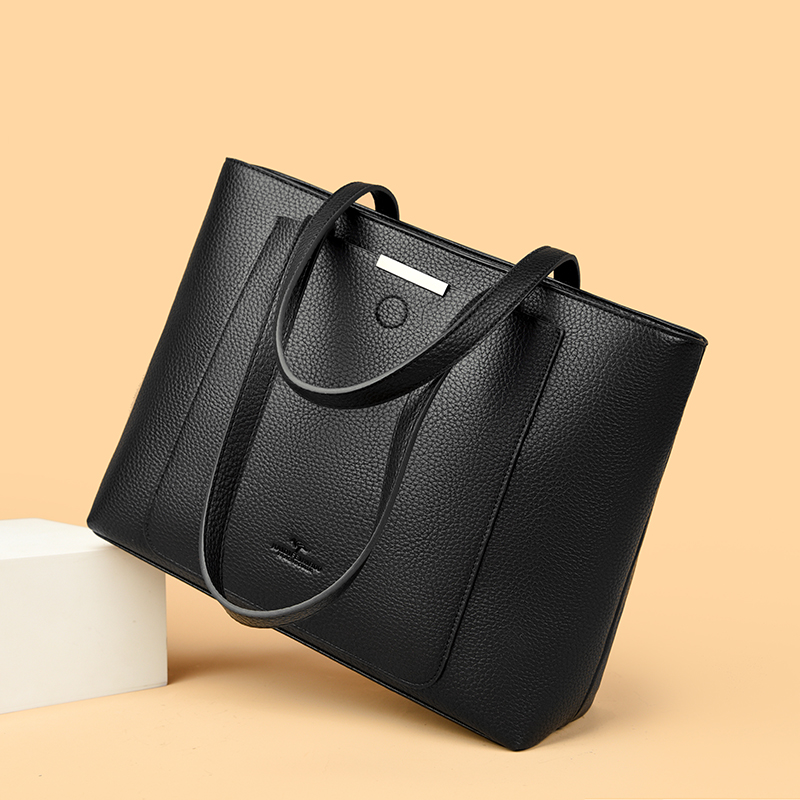本物のブランド ソフトPUレザーハンドバッグ 大きめハンドバ - Luxury Bags For Laptop のレビューと価格