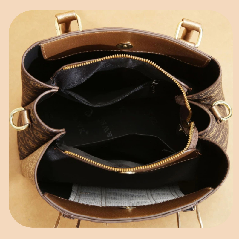 3点セットの女性用ハンドバッグ、スプライスデザイン、軽量高級 - Luxury Bags のレビューと価格