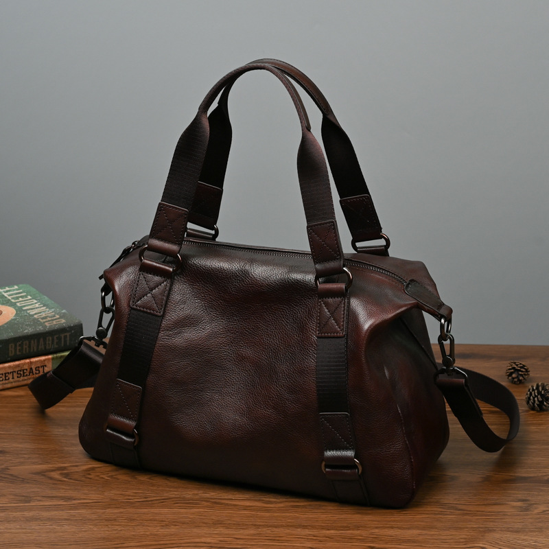    ファッション高級メンズハンドバッグリアルレザー男性シ - Luxury Bags For Laptop のレビューと価格