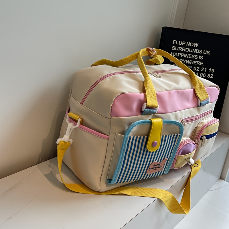 ドーパミン カジュアル トラベルバッグ 女性用 軽量 ジム  - Luxury Yoga Bags のレビューと価格