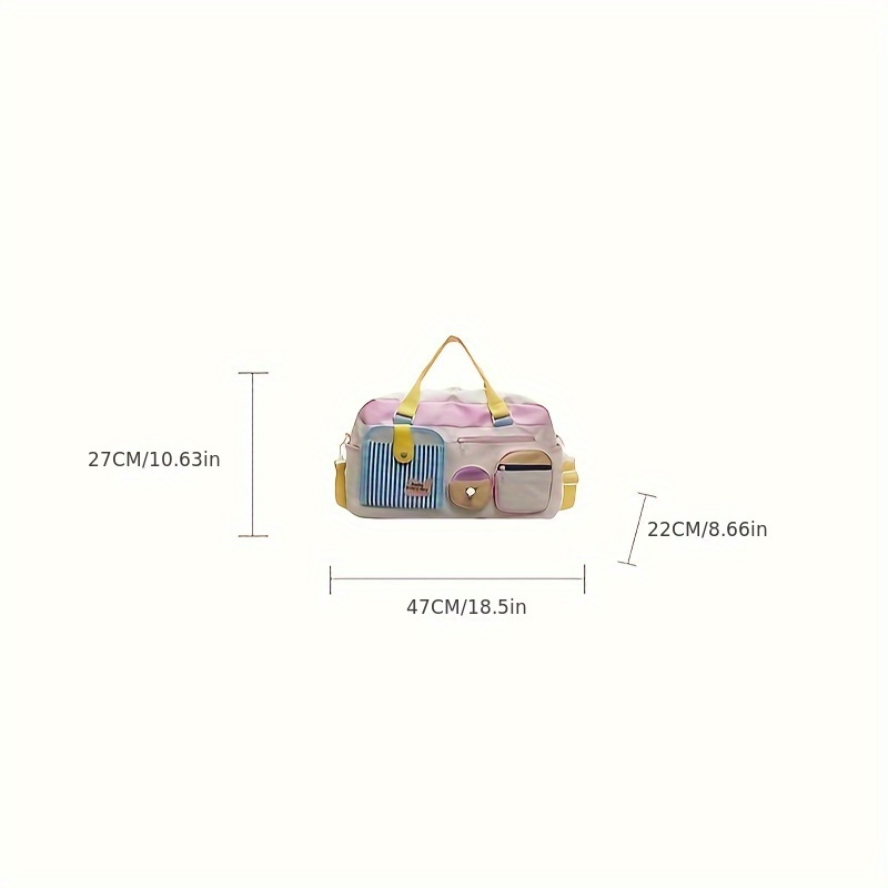 ドーパミン カジュアル トラベルバッグ 女性用 軽量 ジム  - Luxury Yoga Bags のレビューと価格