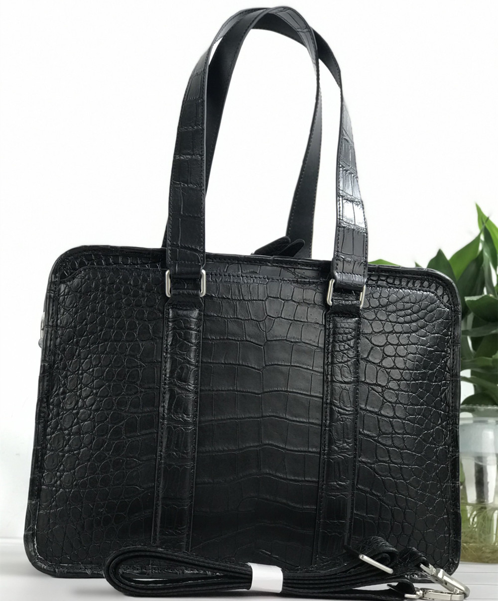 新しいクロコダイルレザーラップトップバッグ本物のクロコダイル - Luxury Bags For Laptop のレビューと価格