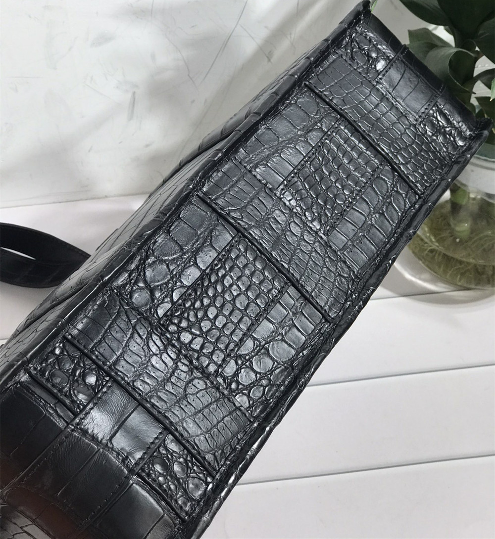 新しいクロコダイルレザーラップトップバッグ本物のクロコダイル - Luxury Bags For Laptop のレビューと価格