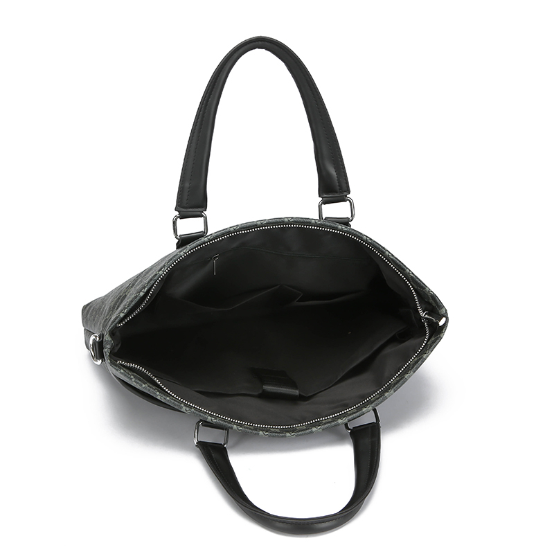 メンズプリントPUレザービジネスブリーフケースハンドバッグ、 - Luxury Bags For Laptop のレビューと価格