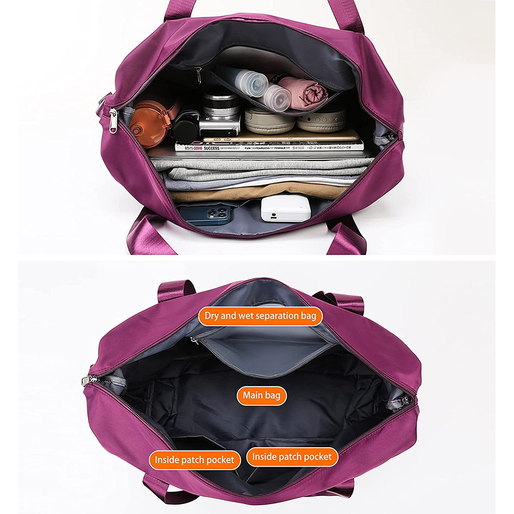 大容量折りたたみトラベルバッグ防水荷物トートハンドバッグ旅行 - Luxury Yoga Bags のレビューと価格