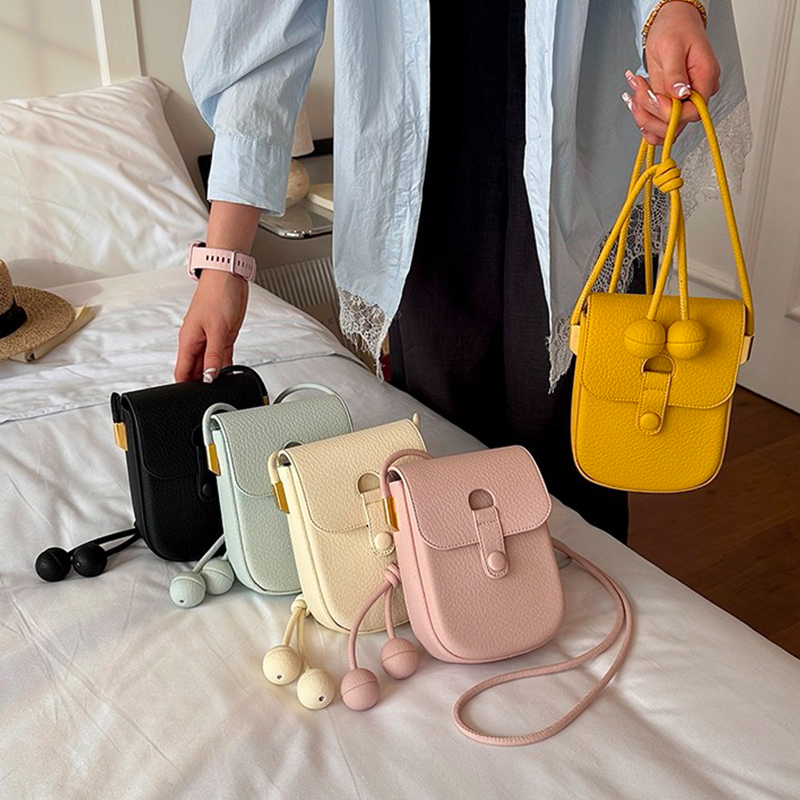 高級ブランドミニイエロークロスボディバッグ女性用ソフト PU - Luxury Bags Brands のレビューと価格