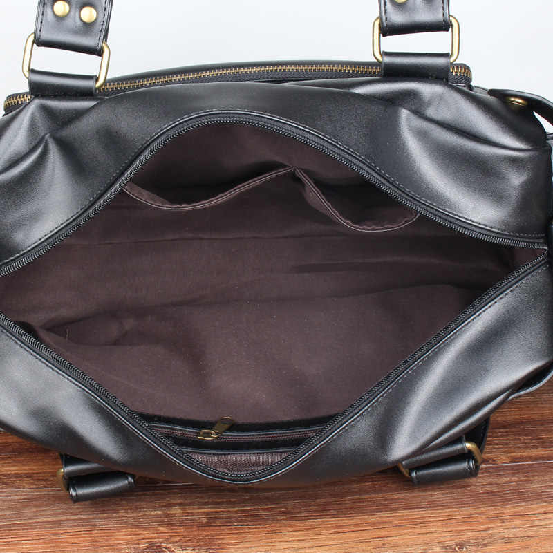 カジュアルボストンハンドバッグメンズ高級デザイン PU レザ - Luxury Bags For Travel のレビューと価格