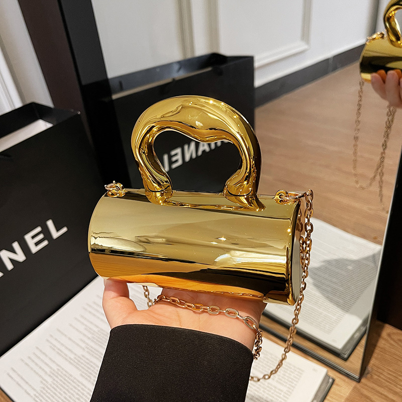 アクリルソリッドカラーチェーンハスプクロスボディバッグ202 - Luxury Bags Affordable のレビューと価格