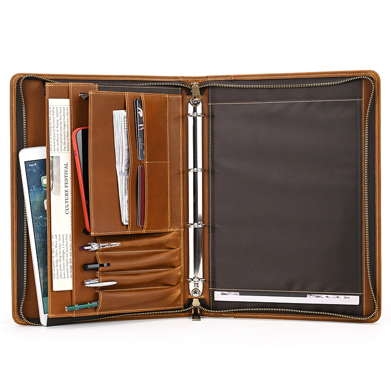 クレイジーホース-メンズレザーiPadケース,12.9インチ - Luxury Bags For Laptop のレビューと価格
